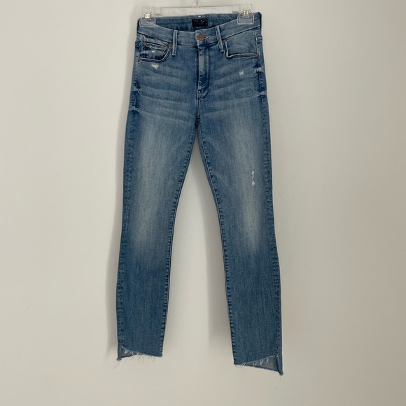 MOTHER The Looker Ankle Step Fray Size 24 Color Where’s the Smoke. - Picture 10 of 10